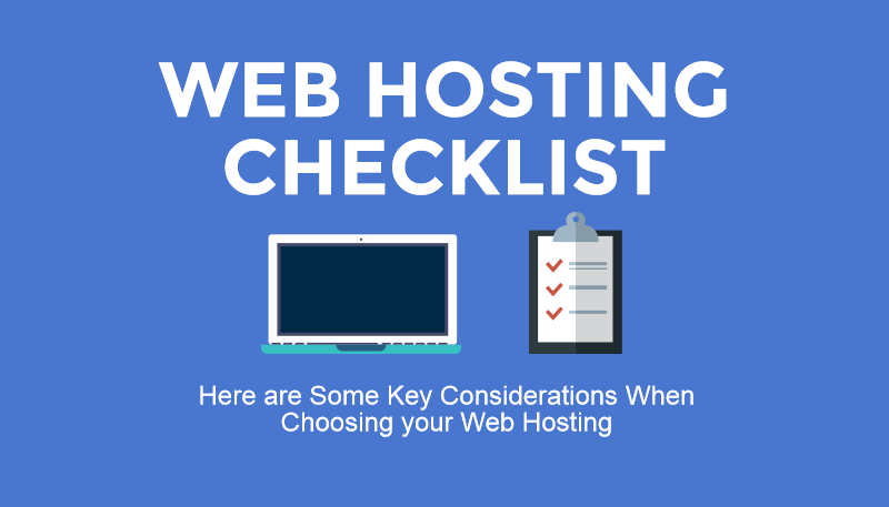 The 4 Step Checklist To A Good Web Hosting Plan