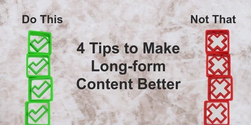 4 Tips To Write Better Blog Content