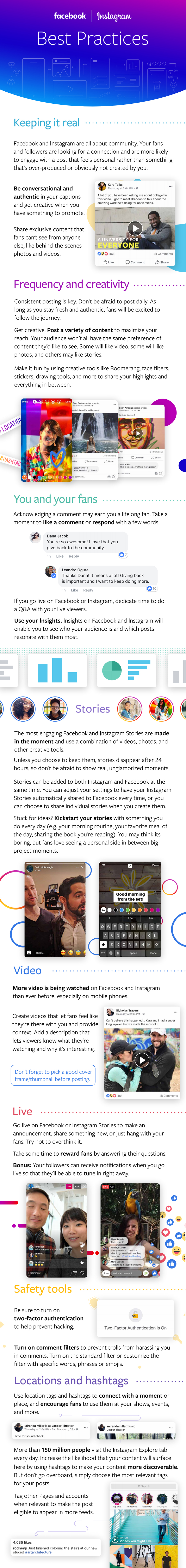 8 Best Practices For Facebook and Instagram Success