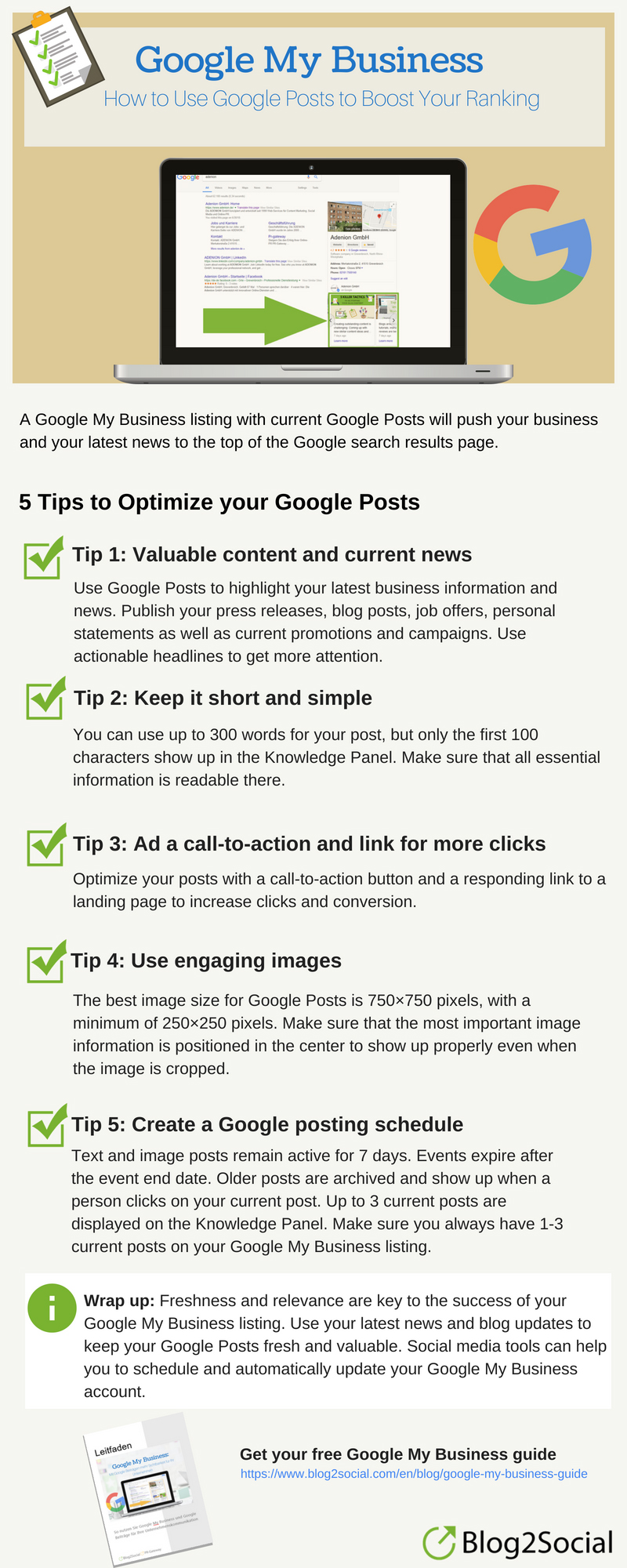 Google Posts Tips For Better Search Ranking Success