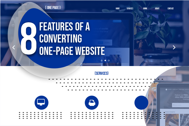 8 features of a converting one-page website