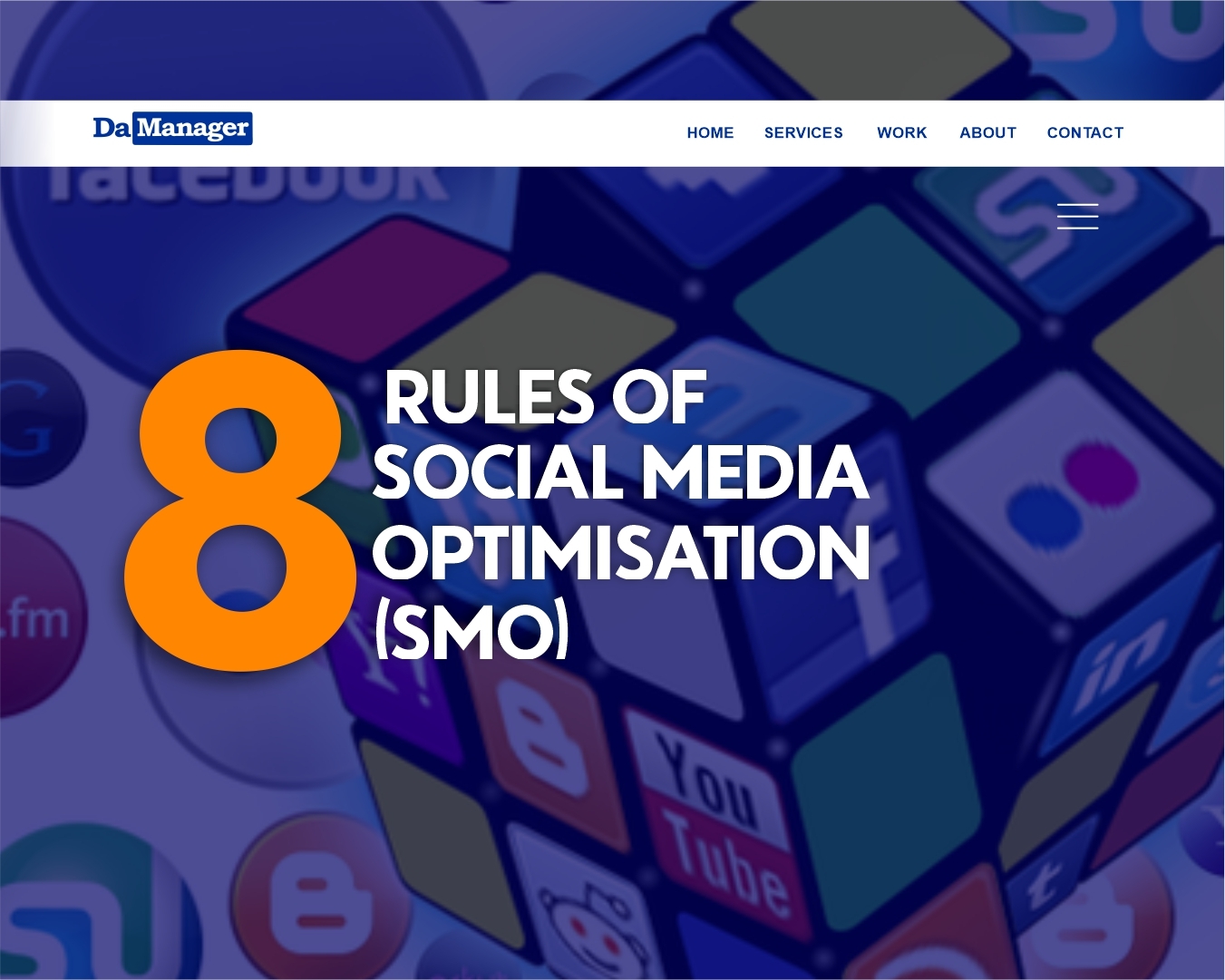8 rules of social media optimisation