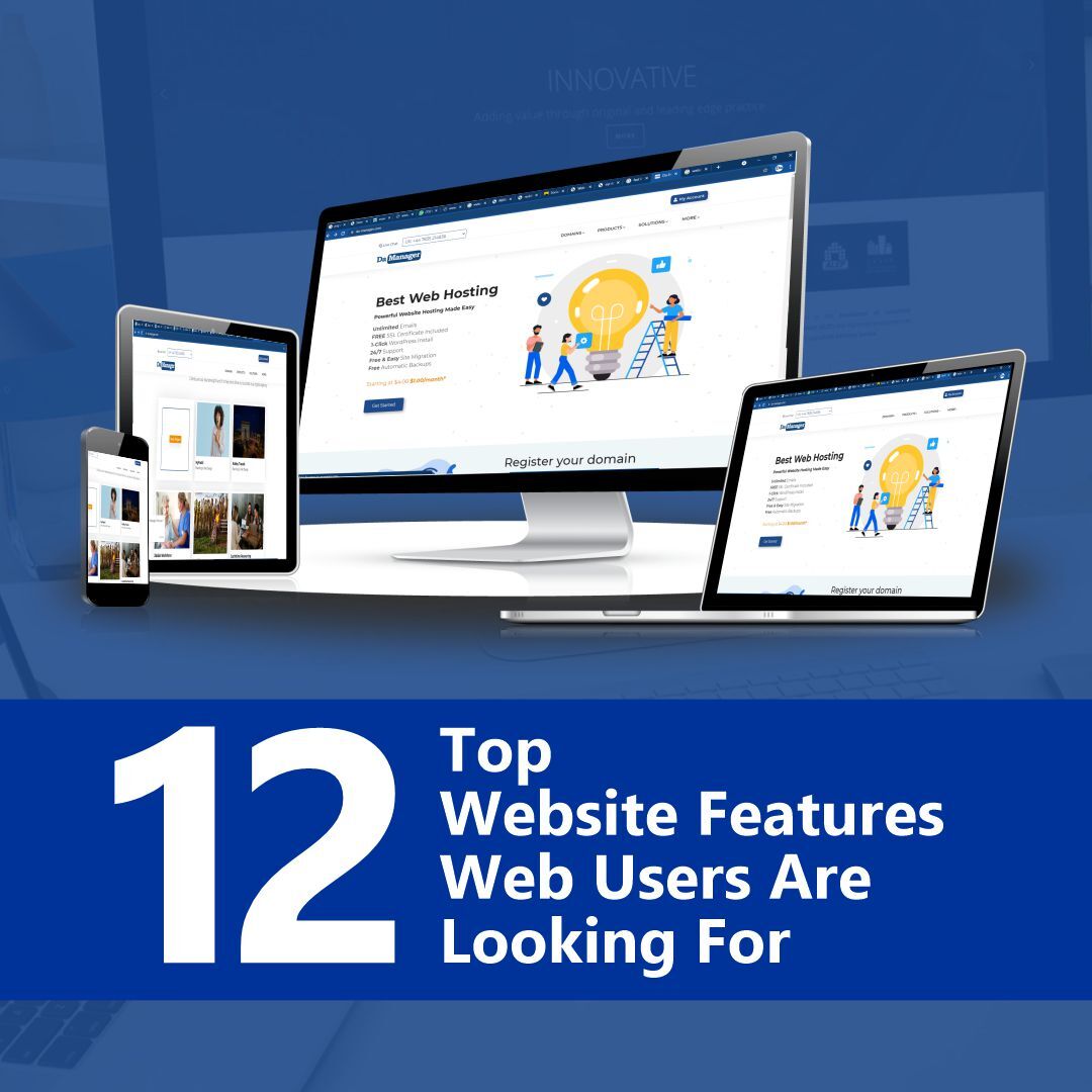 Top 12 Website Features Web Users Value