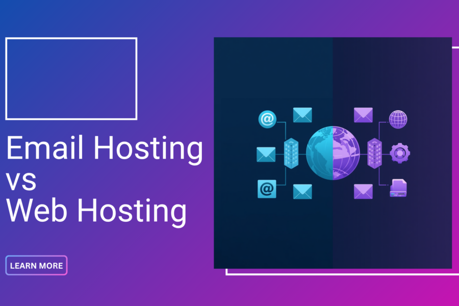 email hosting vs web hosting
