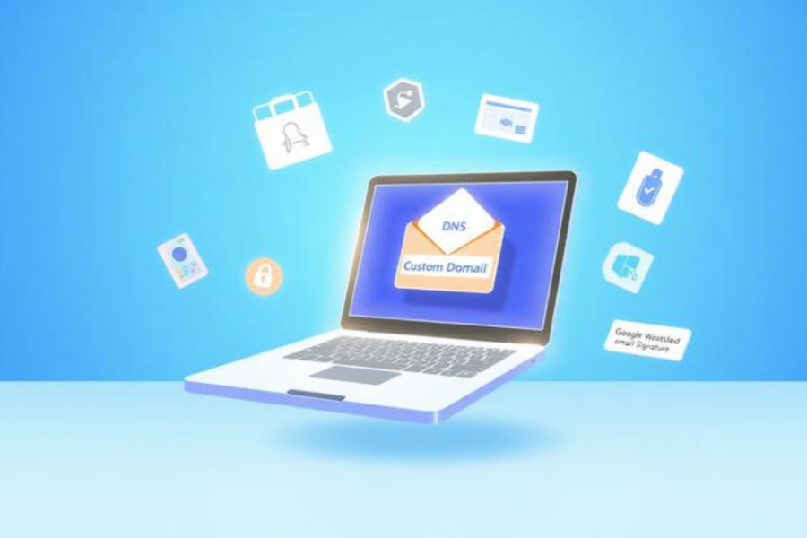 how to create a domain email