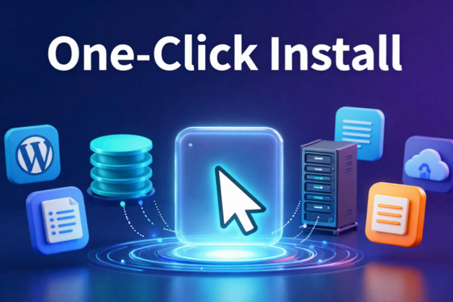 one-click install hosting