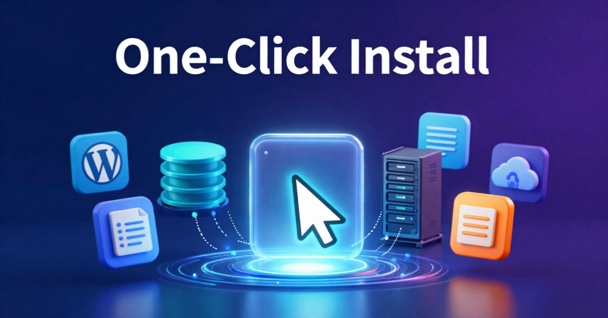 one-click install hosting