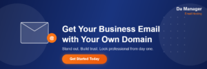 get a domain email hosting from DaManager
