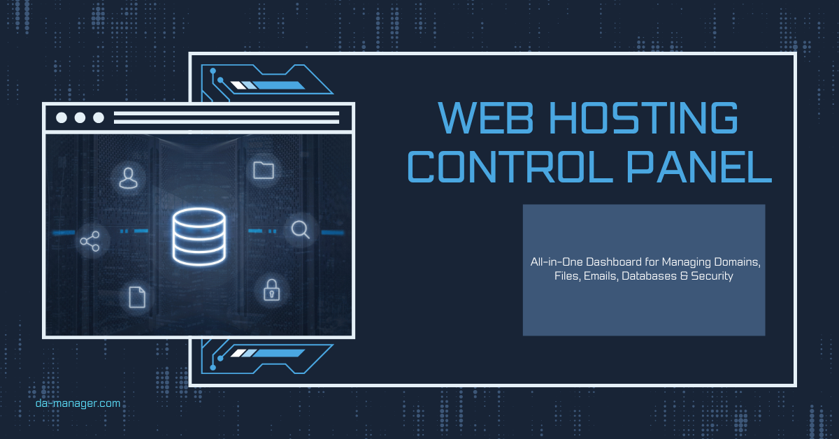 web hosting control panel