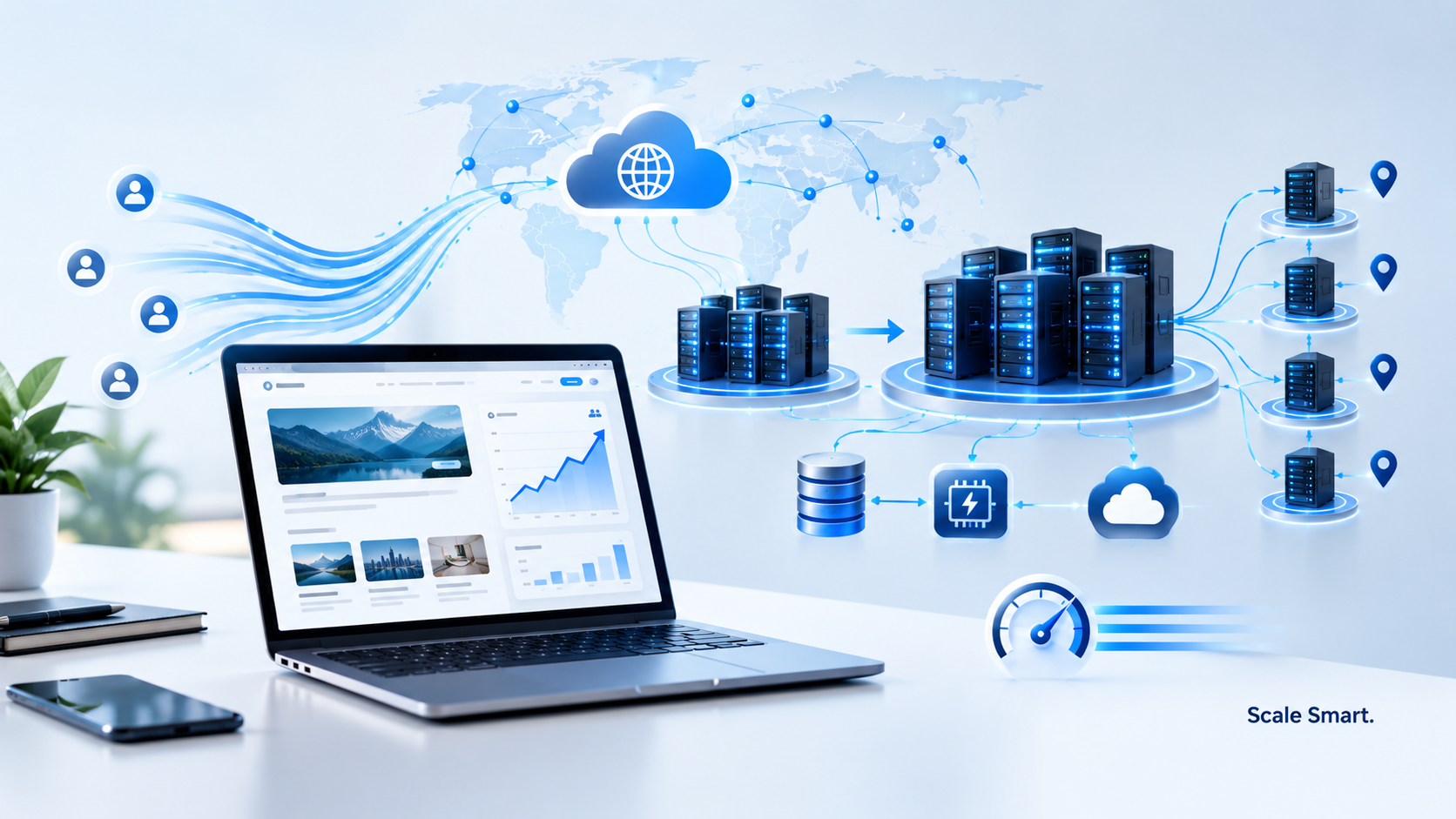 how to build a hight traffic site